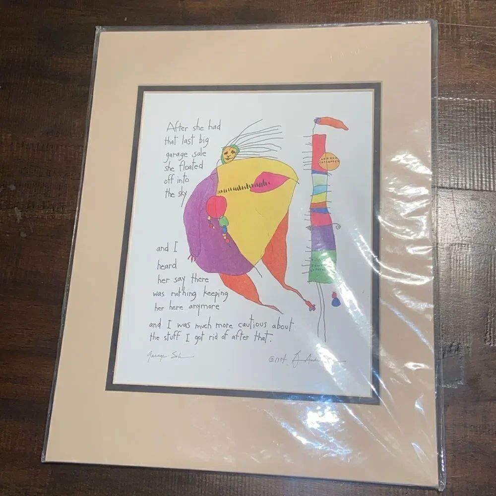 Story People Art for real people by Brian Andreas 11x14 matted